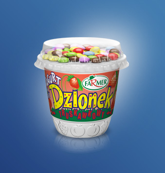 Jogurt Dzionek truskawkowy