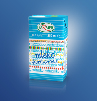 Mleko UHT 1,0% tłuszczu