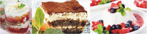 bazy deserowe UHT Panna Cotta Tiramisu