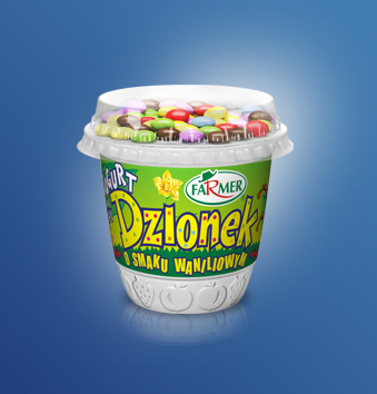 Jogurt Dzionek o smaku waniliowym
